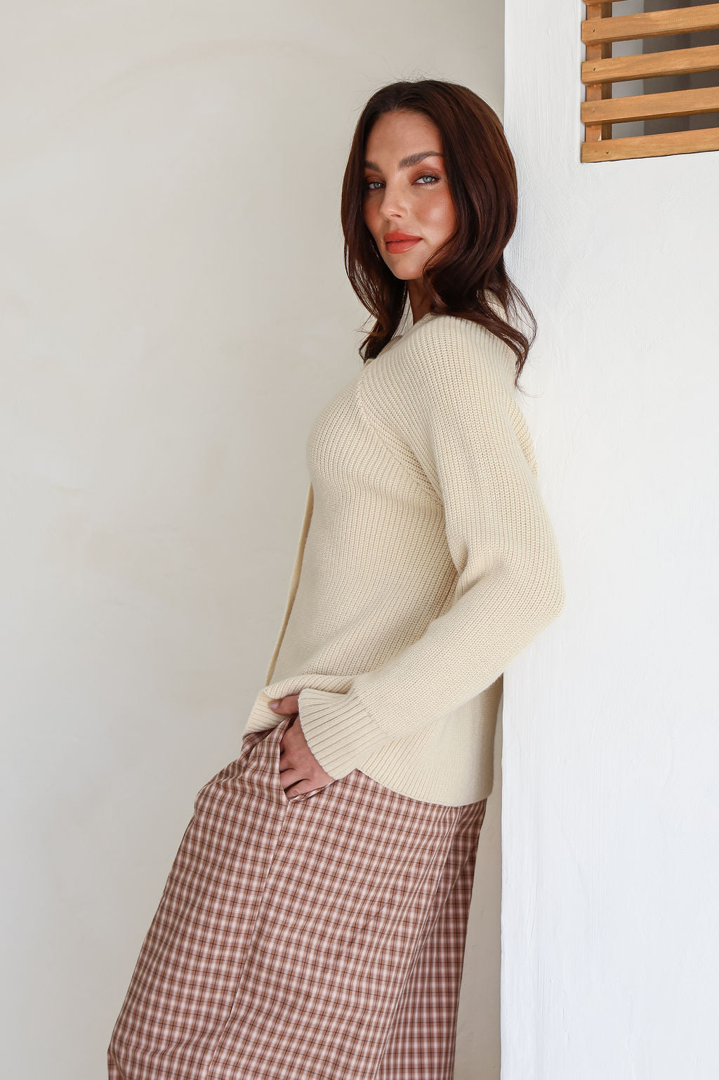 Tilly Button Cardigan - Cream