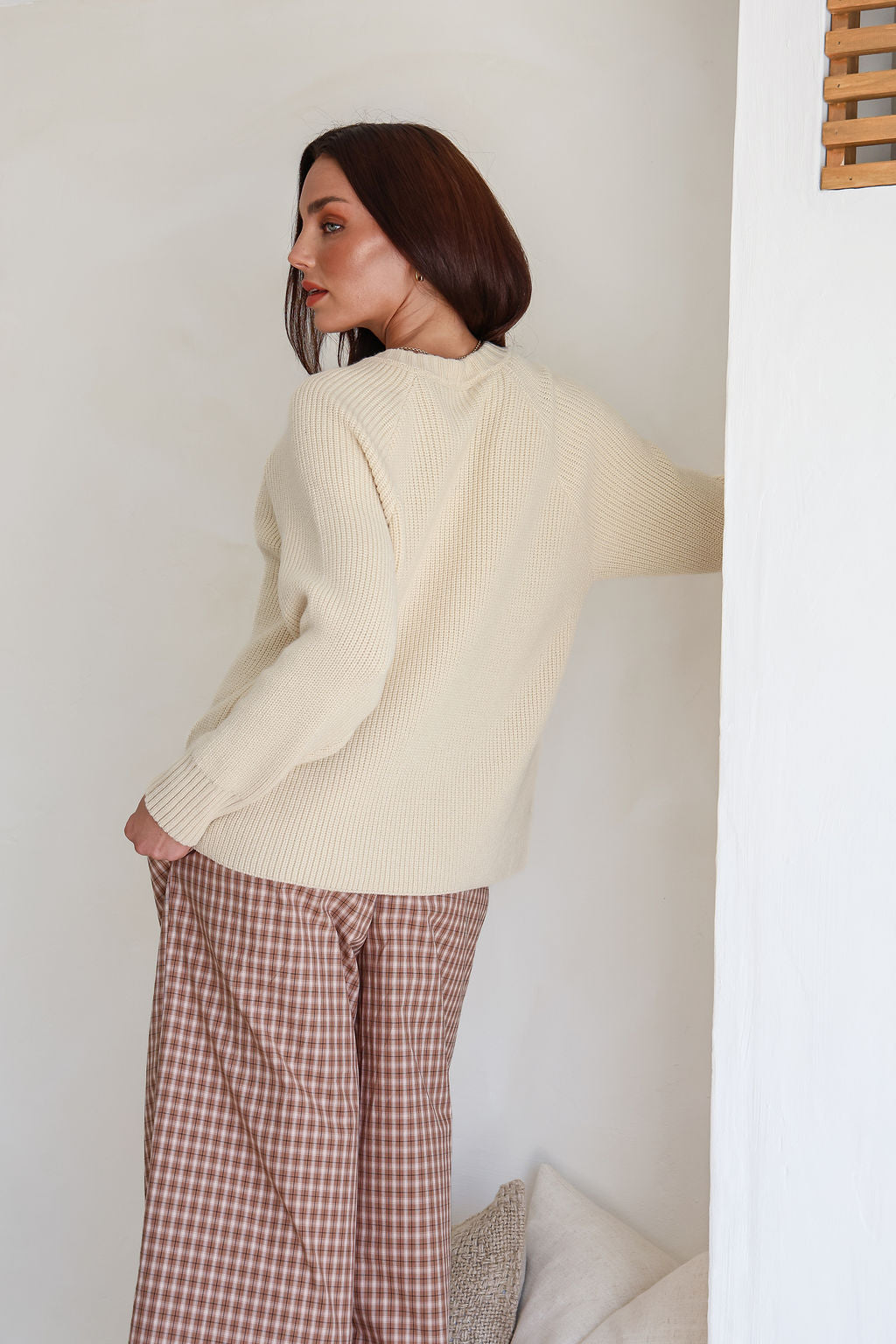 Tilly Button Cardigan - Cream